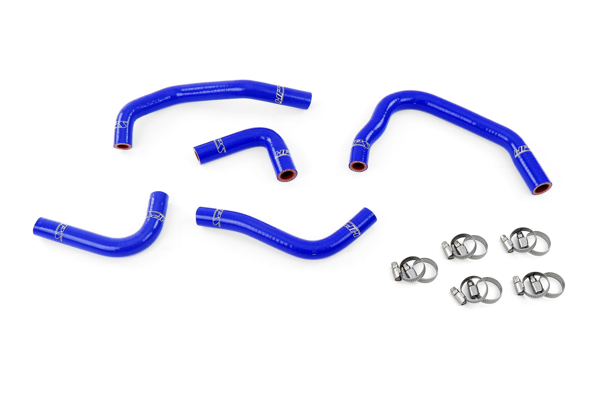 HPS Performance High Temp Reinforced Silicone Heater Coolant Hose Kit Blue 57-1285H-BLUE