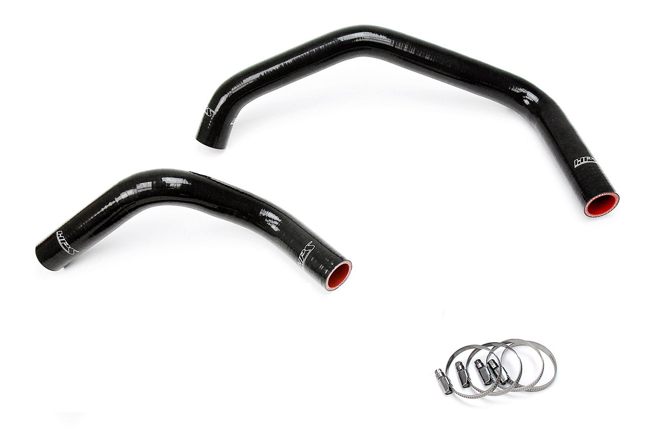 HPS Performance High Temp Reinforced Silicone Radiator Coolant Hose Kit Black 57-1301-BLK