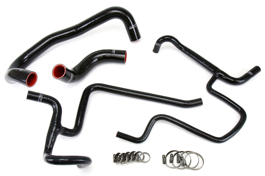 HPS Performance High Temp Reinforced Silicone Radiator and Heater Coolant Hose Kit Black 57-1327-BLK
