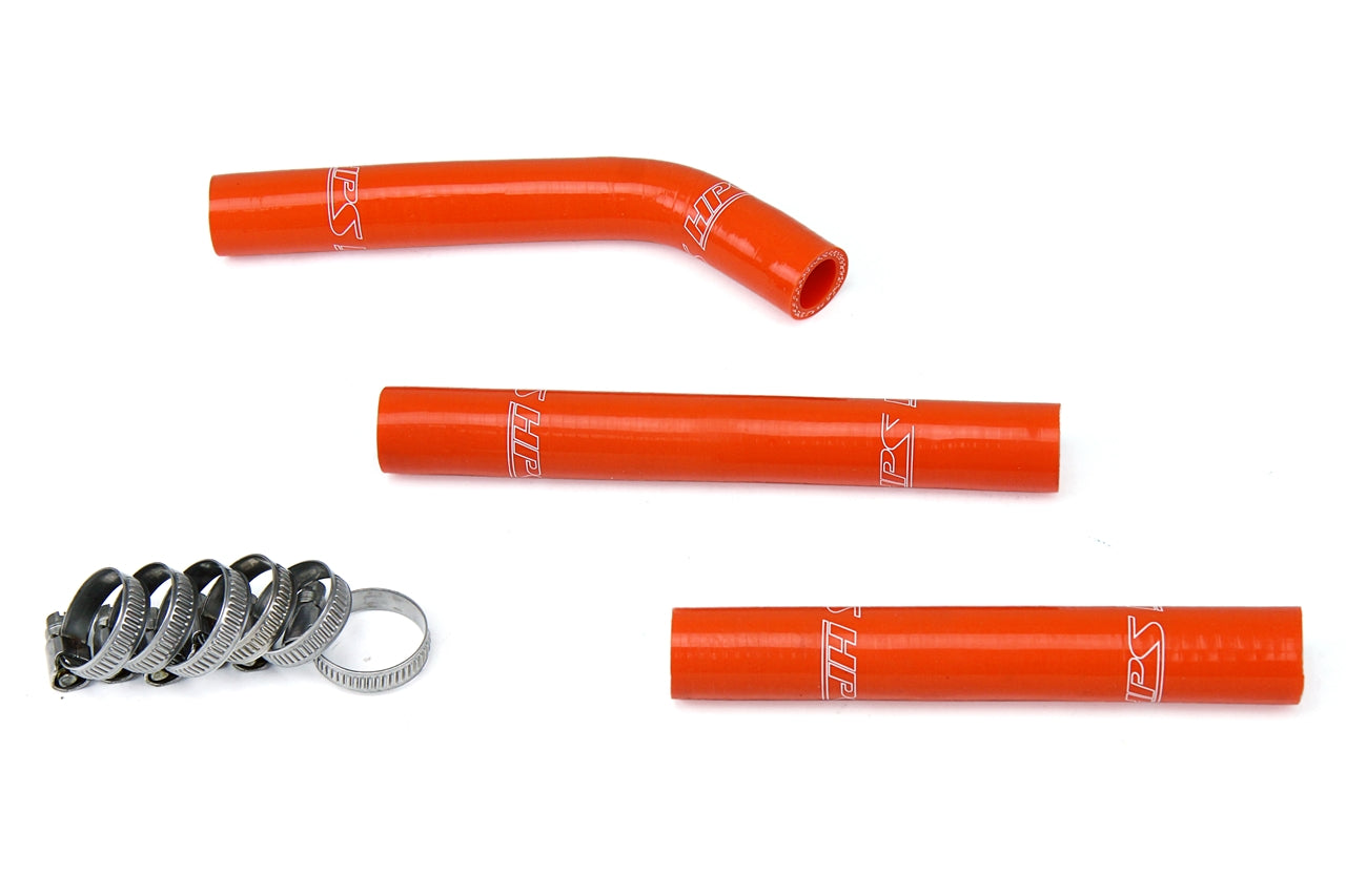 HPS Performance High Temp Reinforced Silicone Radiator Coolant Hose Kit Orange 57-1354-ORG