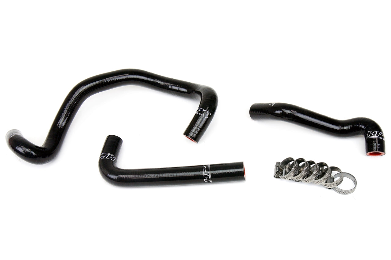 HPS Performance High Temp Reinforced Silicone Heater Coolant Hose Kit Black 57-1422-BLK