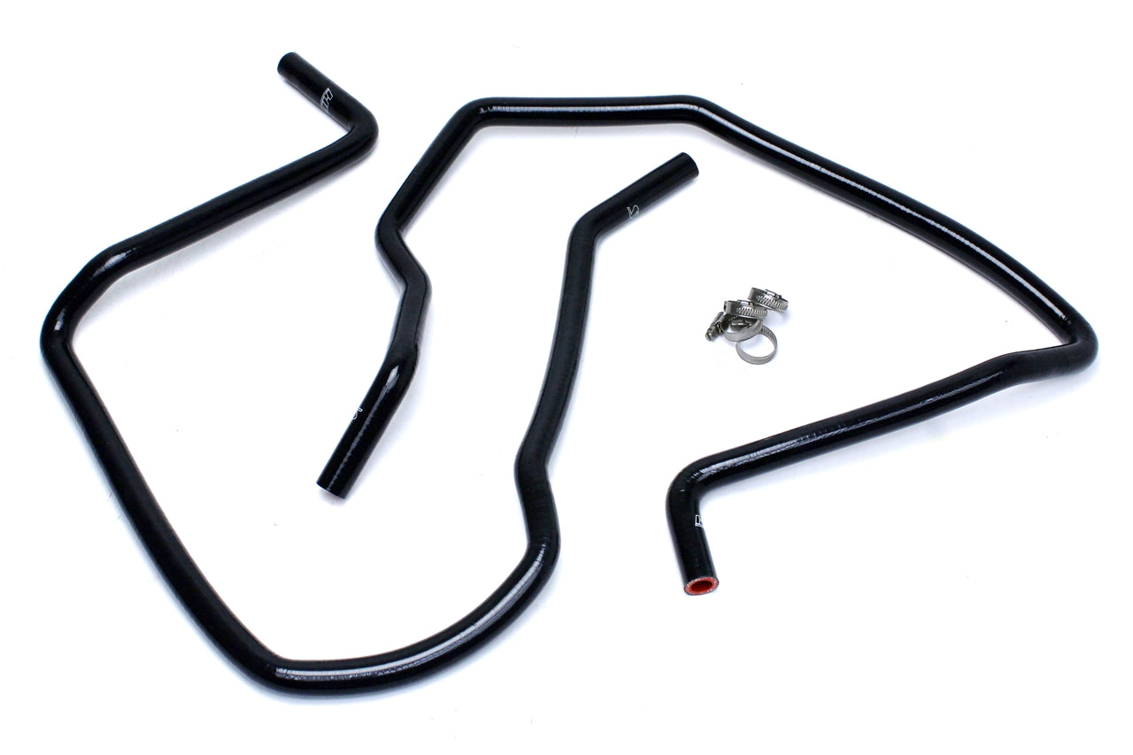 HPS Performance High Temp Reinforced Silicone Heater Coolant Hose Kit Black 57-1498H-BLK