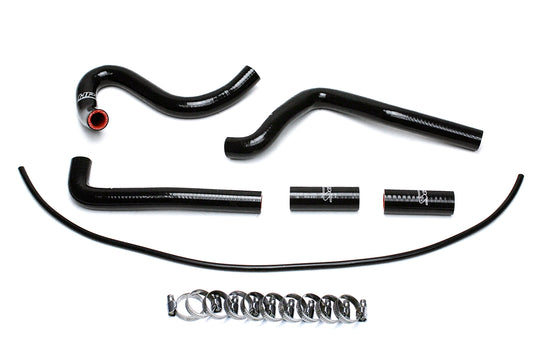 HPS Performance High Temp Reinforced Silicone Radiator Coolant Hose Kit Black 57-1505-BLK