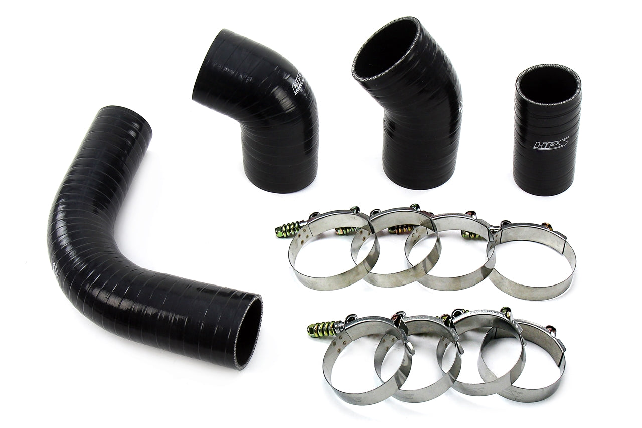 HPS Performance Ultra High Temp Aramid Reinforced Silicone Intercooler Hose Boots Kit Black 57-1575-BLK