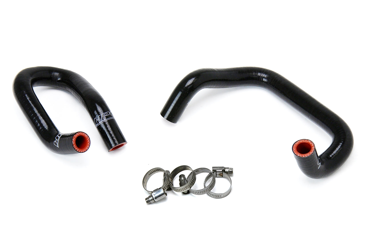 HPS Performance High Temp Reinforced Silicone Heater Coolant Hose Kit Black 57-1586-BLK
