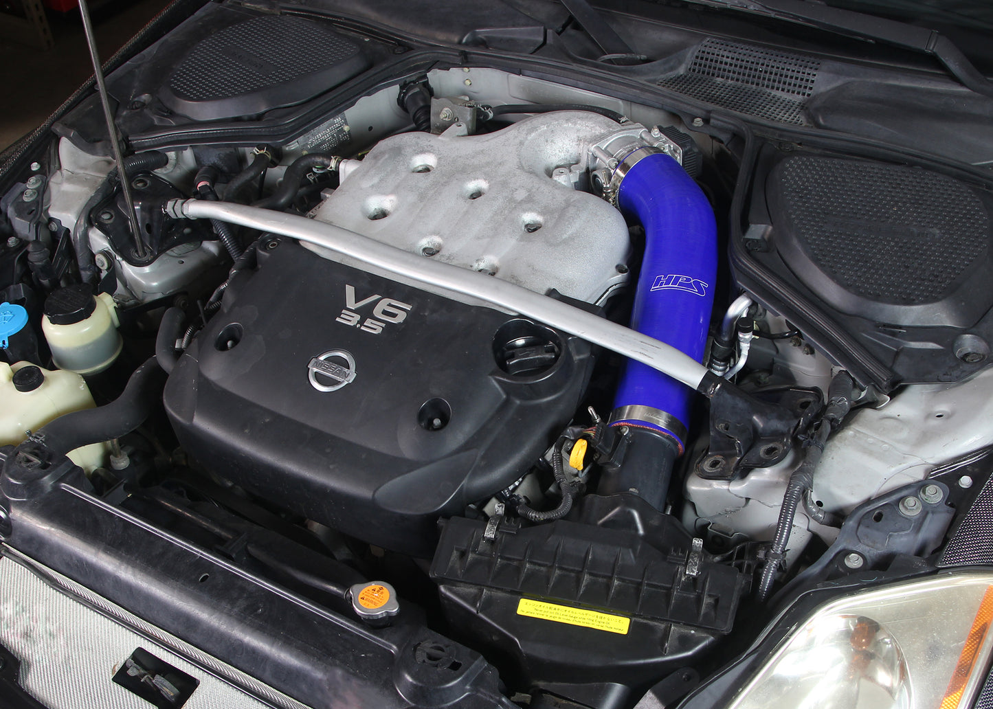 HPS Performance High Temp Reinforced Silicone Air Intake Hose Kit, Blue, 57-1591-BLUE