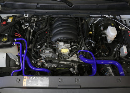 HPS Performance High Temp Reinforced Silicone Radiator Coolant Hose Kit, Blue, 57-1594R-BLUE
