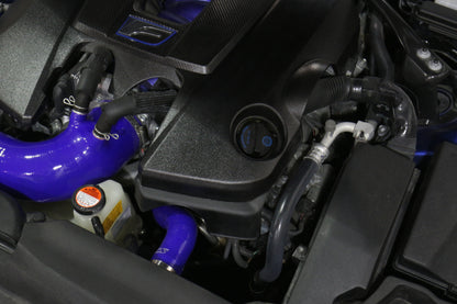 HPS Performance High Temp Reinforced Silicone Radiator Coolant Hose Kit, Blue, 57-1632-BLUE