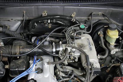 HPS Performance High Temp Reinforced Silicone Heater Coolant Hose Kit, Black, 57-1746H-BLK