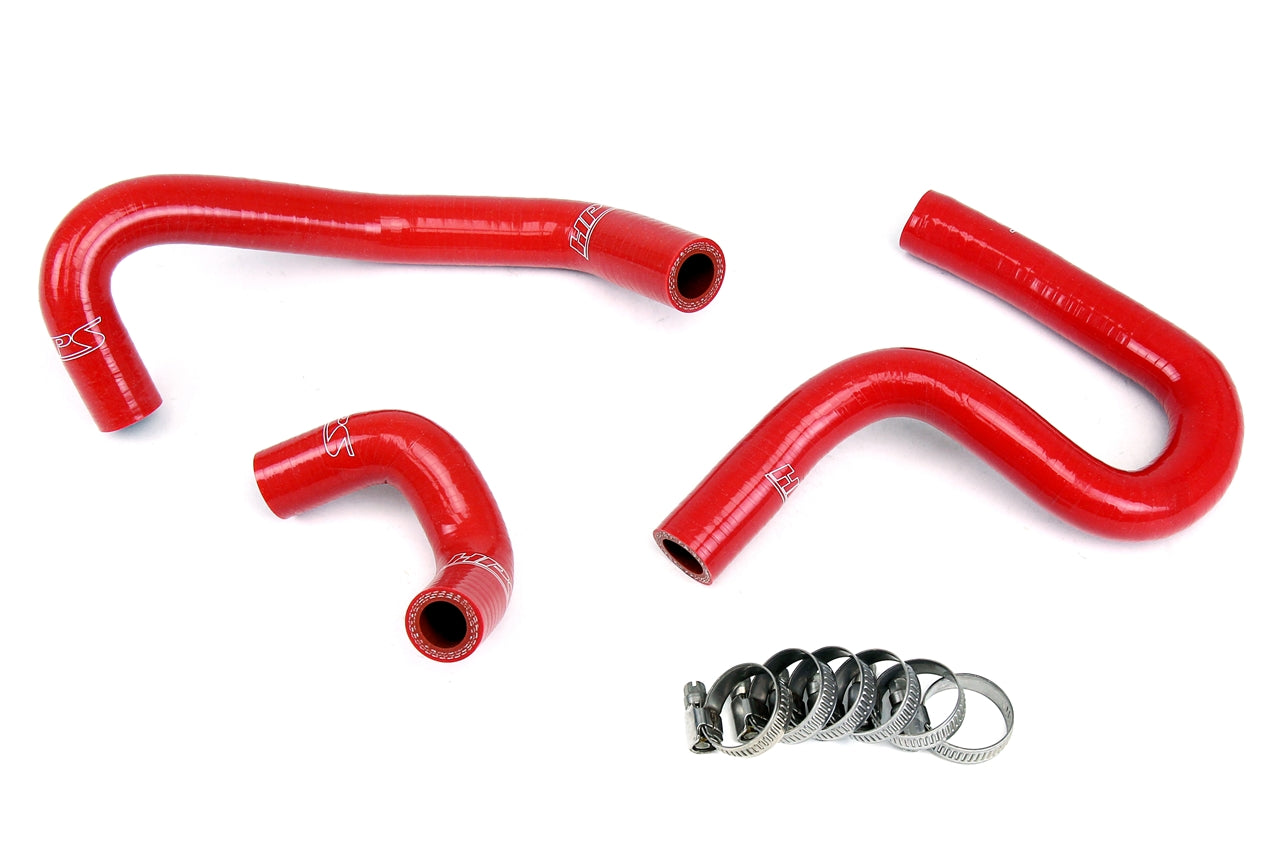 HPS Performance High Temp Reinforced Silicone Heater Coolant Hose Kit Red 57-1763-RED