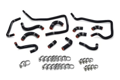 HPS Performance High Temp Reinforced Silicone Ancillary Coolant Hose Kit Black 57-1805-BLK