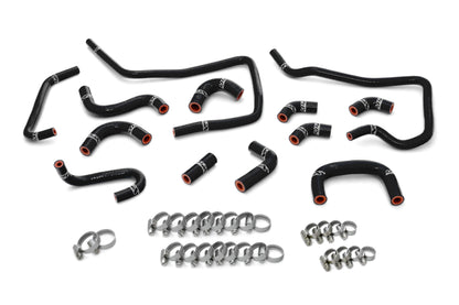HPS Performance High Temp Reinforced Silicone Ancillary Coolant Hose Kit Black 57-1806-BLK