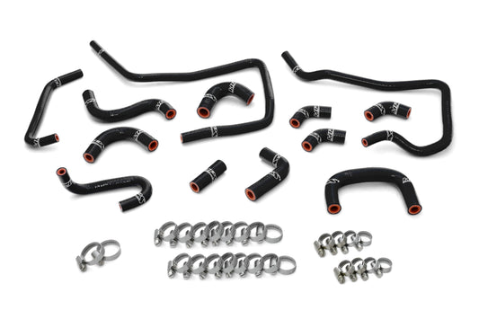 HPS Performance High Temp Reinforced Silicone Ancillary Coolant Hose Kit Black 57-1806-BLK