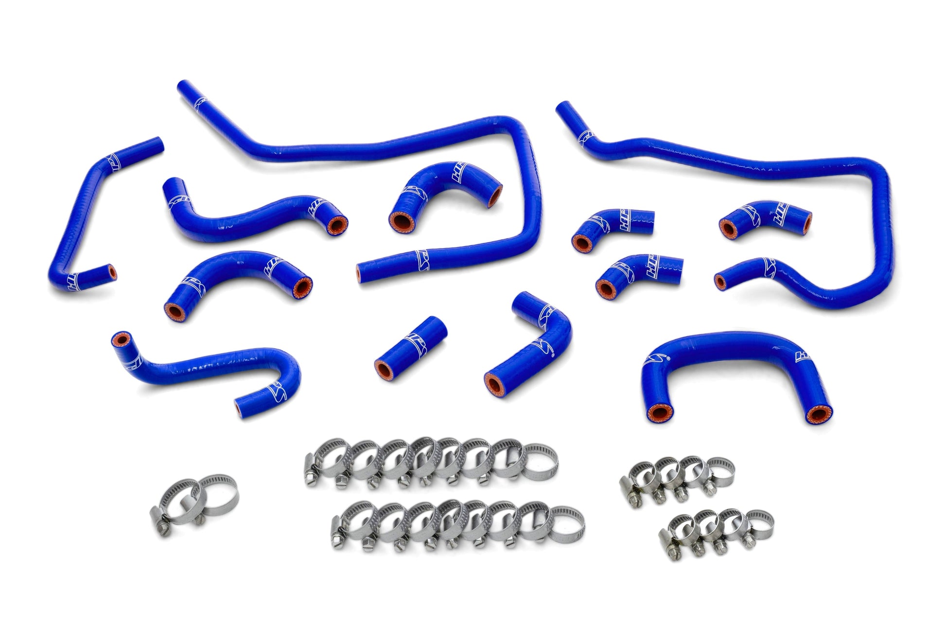 HPS Performance High Temp Reinforced Silicone Ancillary Coolant Hose Kit Blue 57-1806-BLUE