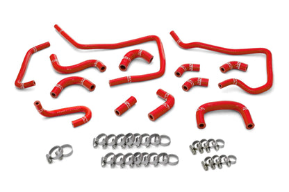HPS Performance High Temp Reinforced Silicone Ancillary Coolant Hose Kit Red 57-1806-RED