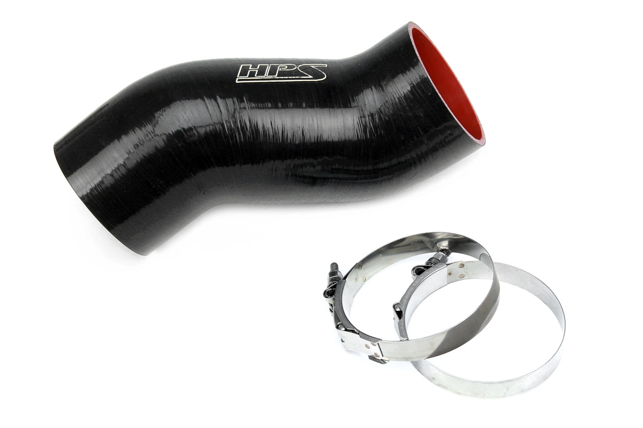 HPS Performance High Temp Reinforced Silicone Air Intake Hose Kit Black 57-1862-BLK