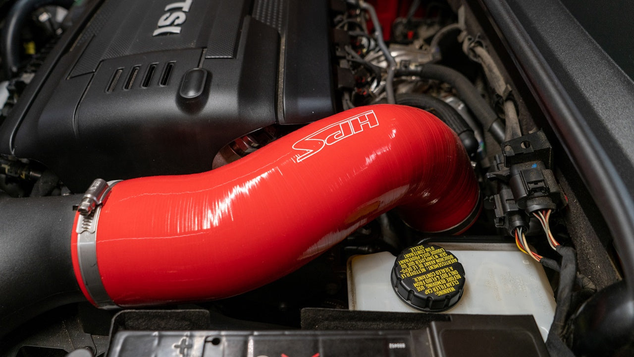 HPS Performance High Temp Reinforced Silicone Air Intake Hose Kit, Blue, 57-1922-BLUE