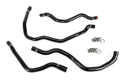 HPS Performance High Temp Reinforced Silicone Heater Coolant Hose Kit Black 57-1937-BLK