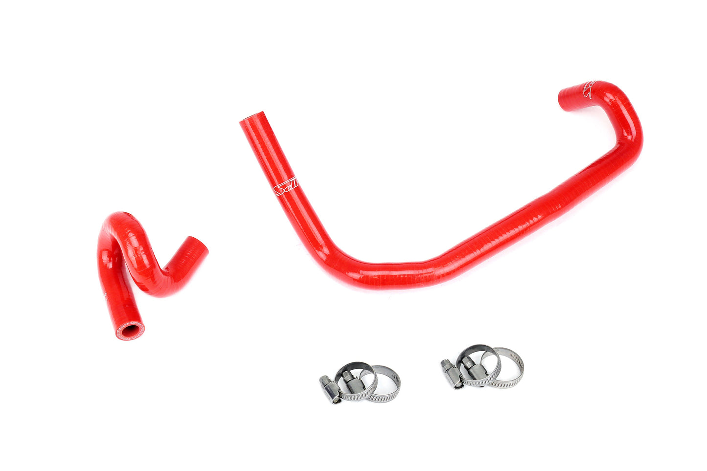HPS Silicone Heater Hose Kit 01-05 Lexus IS300 1JZ-GTE VVT-i from JZS170 Toyota Crown with OEM Style IS300 Radiator Red 57-1959H-RED