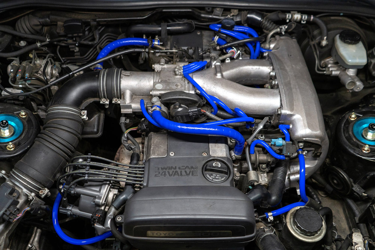 HPS Performance Silicone Vacuum Hose Kit, Blue, 57-2013-BLUE