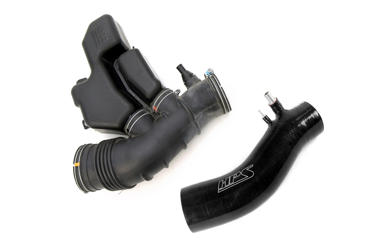 HPS Performance High Temp Reinforced Silicone Air Intake Hose Kit, Red, 57-2046-RED