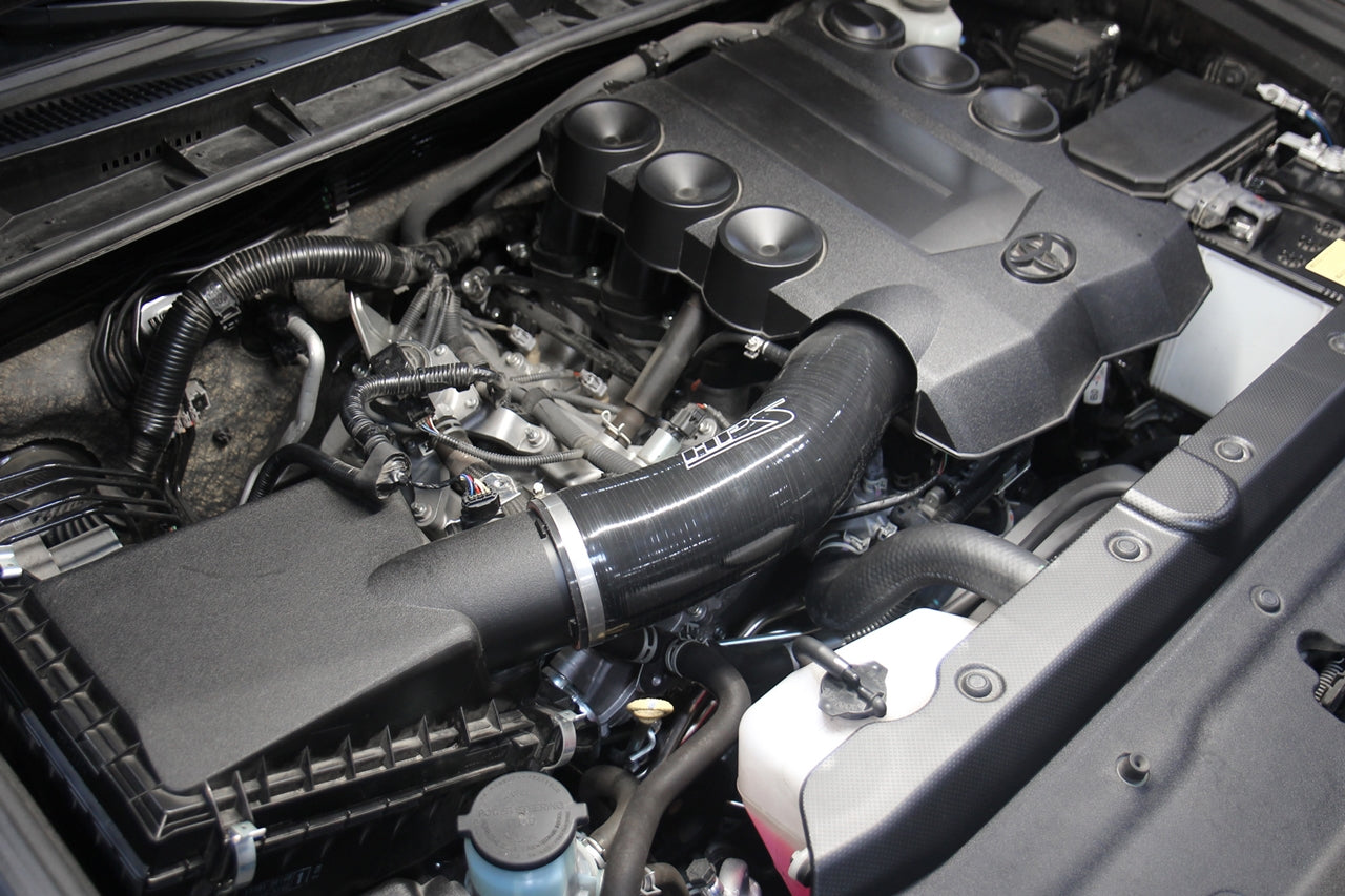 HPS Performance High Temp Reinforced Silicone Air Intake Hose Kit, Black, 57-2046-BLK