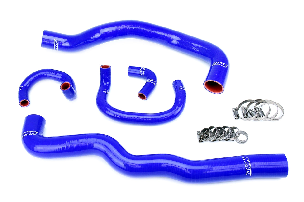HPS Performance Silicone Radiator and Heater Coolant Hose Kit 98-05 Lexus GS300 GS400 with 2JZ-GTE VVT-i Swap Blue 57-2082-BLUE