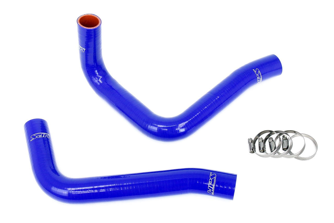HPS Performance High Temp Reinforced Silicone Radiator Coolant Hose Kit Blue 57-2094-BLUE