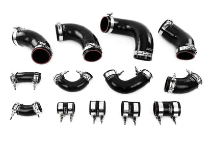 HPS Performance Silicone Intercooler Hose Kit Nissan 1995-1998 Skyline GTR R33 RB26DETT Black 57-2097-BLK