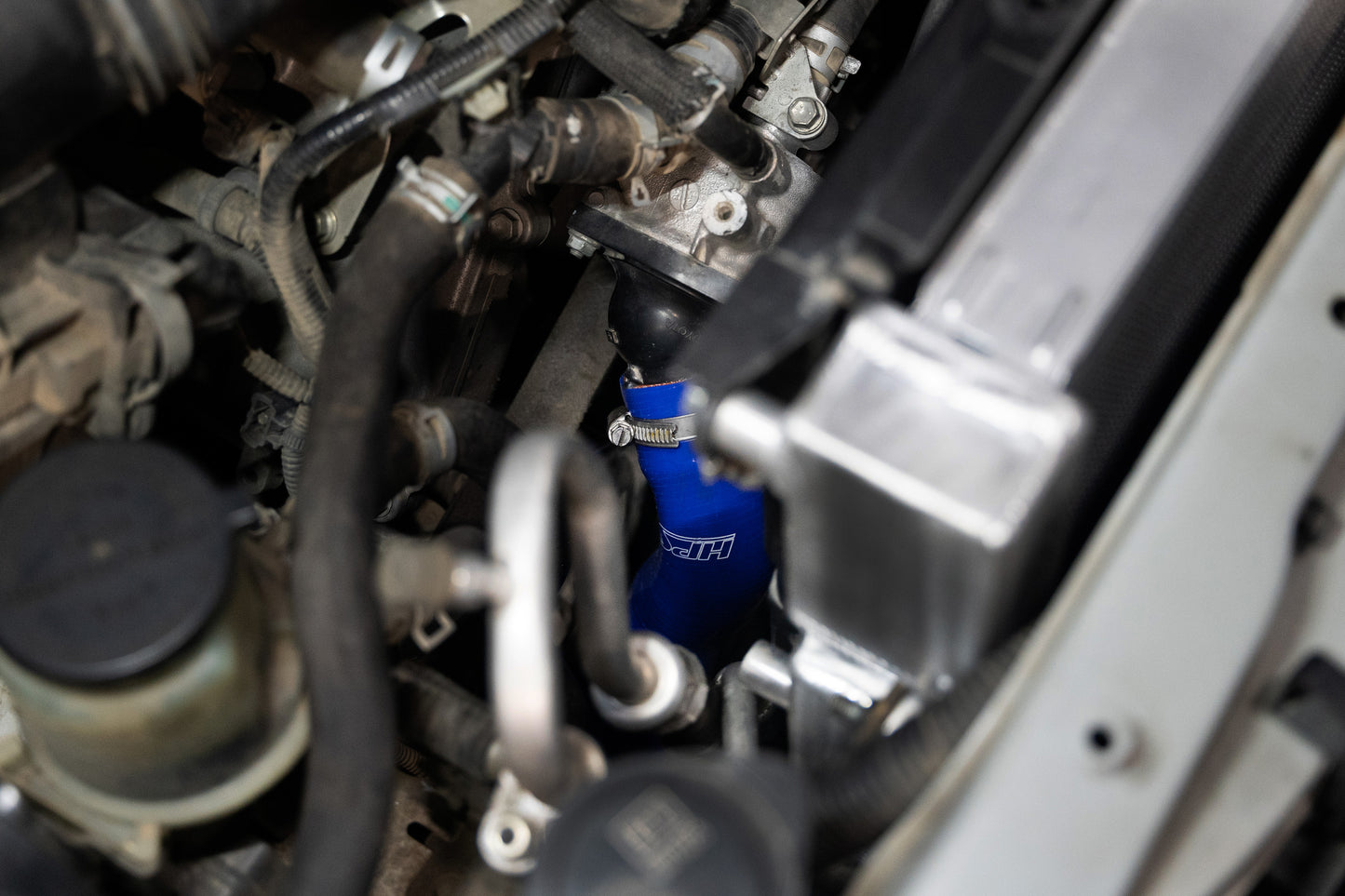 HPS Performance High Temp Reinforced Silicone Radiator Coolant Hose Kit, Blue, 57-2127-BLUE