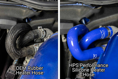 HPS Performance High Temp Reinforced Silicone Heater Coolant Hose Kit, Black, 57-2183-BLK