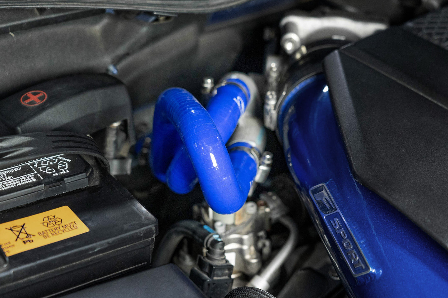 HPS Performance High Temp Reinforced Silicone Heater Coolant Hose Kit, Blue, 57-2183-BLUE