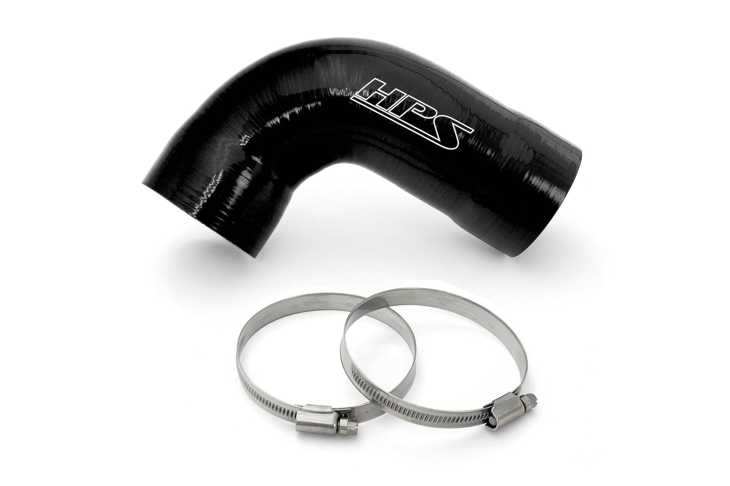 HPS Performance High Temp Reinforced Silicone Air Intake Hose Kit, Black, 57-2207-BLK
