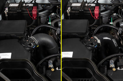 HPS Performance High Temp Reinforced Silicone Air Intake Hose Kit, Black, 57-2207-BLK