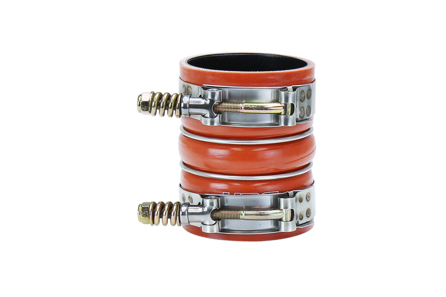 HPS Silicone Intercooler Boot Hose with Clamps Orange 57-2236 replace OEM part # 8C3Z-6N651-A