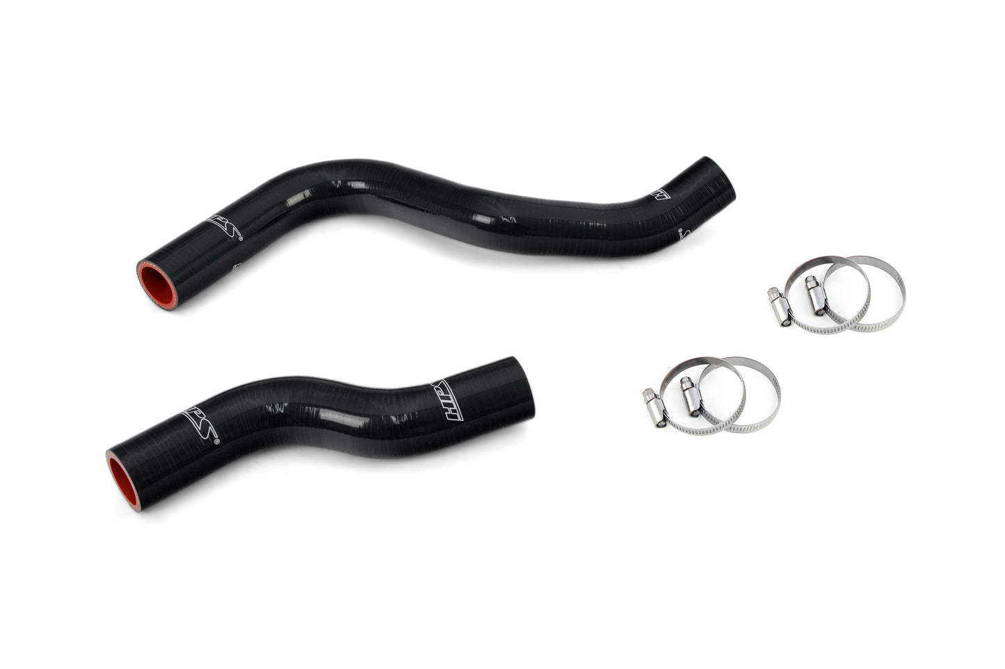 HPS Performance High Temp Reinforced Silicone Radiator Coolant Hose Kit Black 57-2254-BLK
