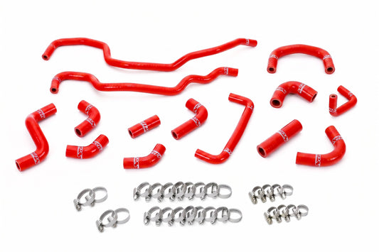 HPS Performance High Temp Reinforced Silicone Ancillary Coolant Hose Kit Red 57-2256-RED