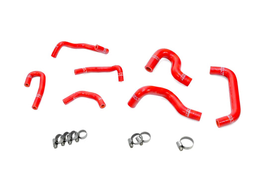 HPS Performance High Temp Reinforced Silicone Ancillary and Oil Cooler Coolant Hose Kit Red 57-2274-RED