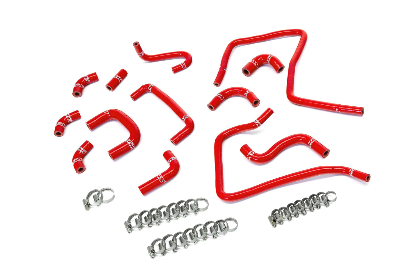 HPS Performance Silicone Ancillary Coolant Hose Kit Red 57-2303-RED