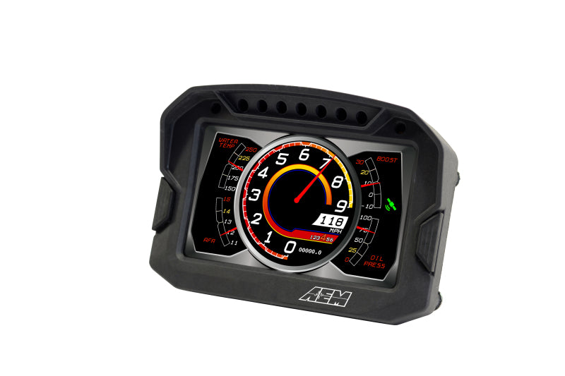 AEM CD-5LG Carbon Logging Digital Dash Display w/ Internal 10Hz GPS & Antenna