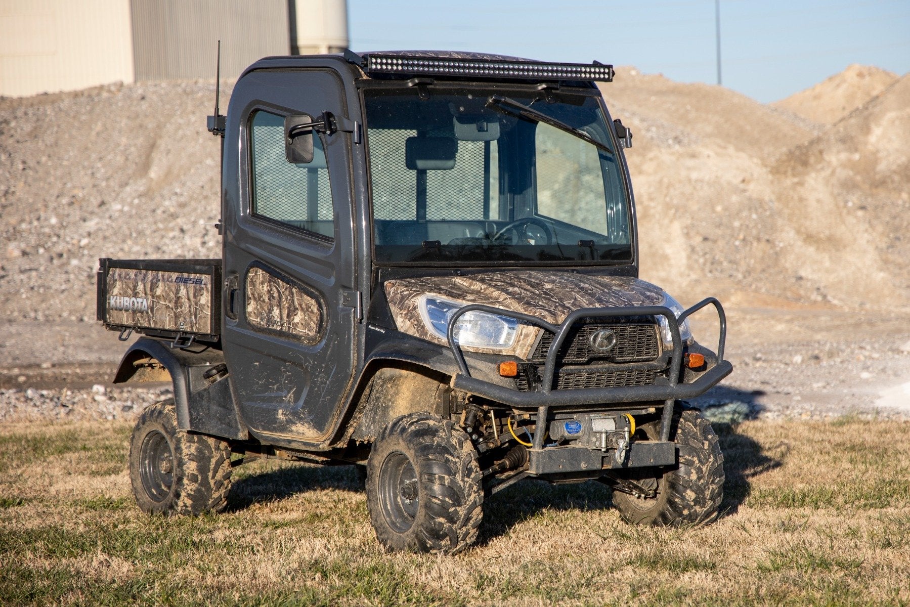 LED BlackSingle Row DRL Light Bar Kit | 50 Inch | Kubota RTV-X900 