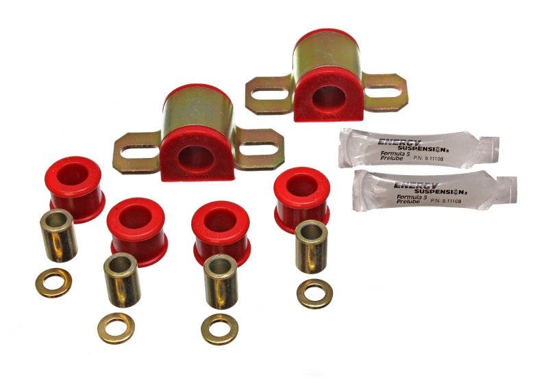 Energy Suspension 90-97 Mazda Miata Red 19mm Front Sway Bar Bushings (includes Sway Bar End Link Bus