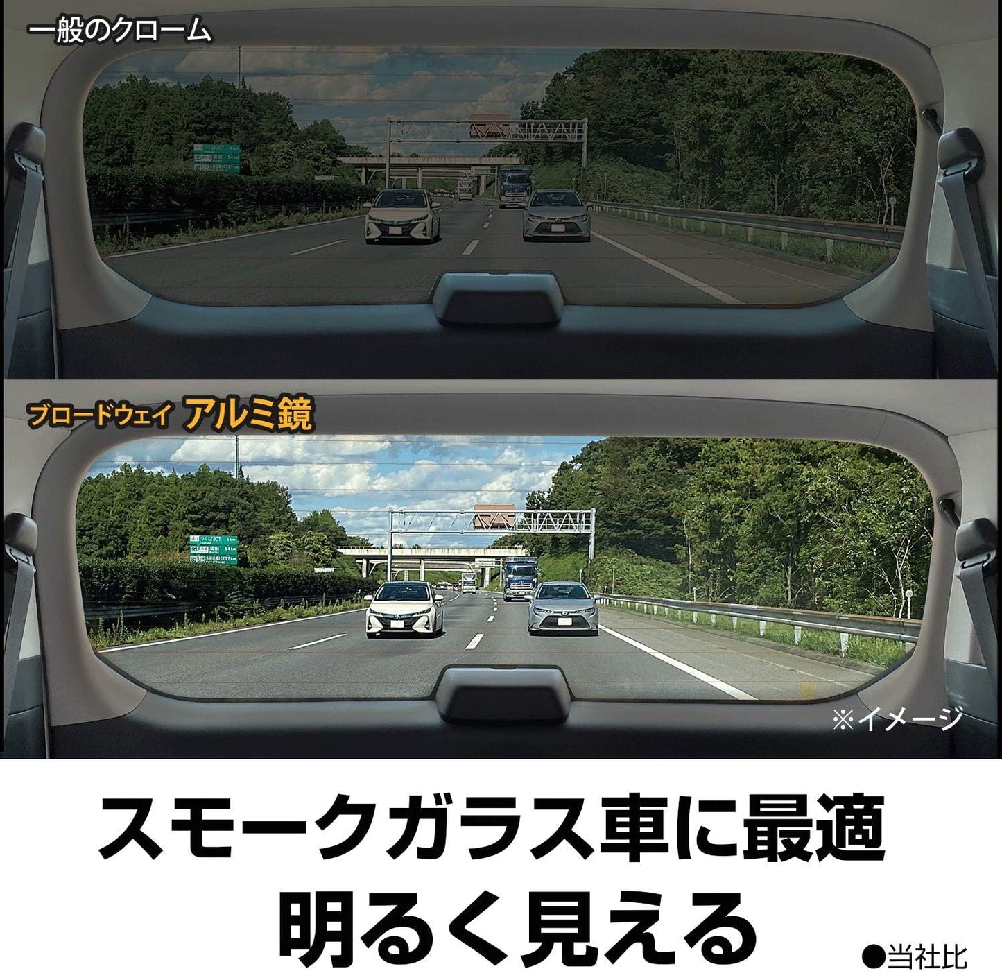 Broadway BW863 240mm (9.45") Convex Aluminum Plating Mirror