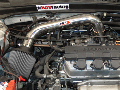 HPS Performance Air Intake Kit, Polished, 827-104P