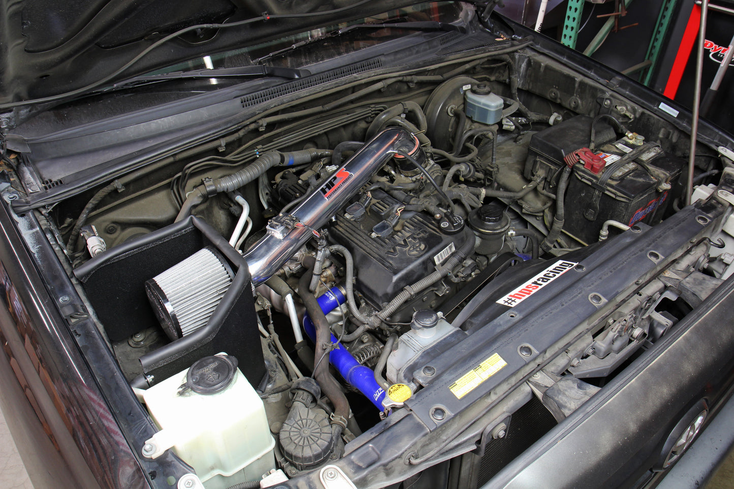 HPS Performance Air Intake Kit with Heat Shield, Polished, 827-169P