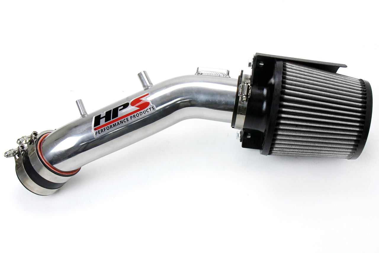 HPS Performance Air Intake Kit with Heat Shield Polished 827-173P