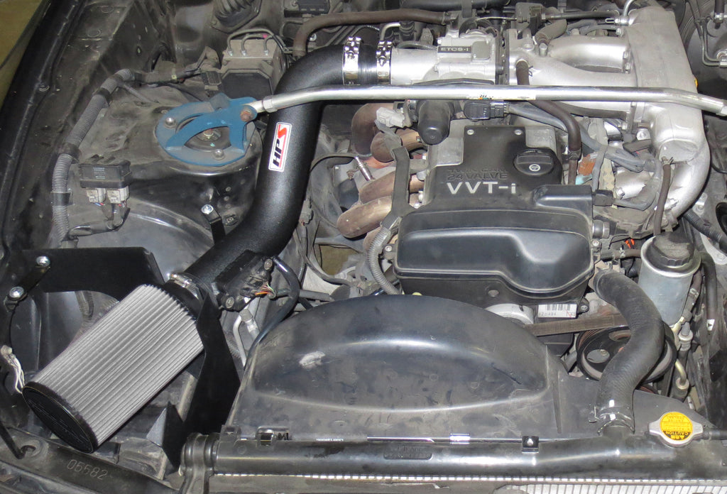 HPS Performance Air Intake Kit with Heat Shield, Black, 827-200WB