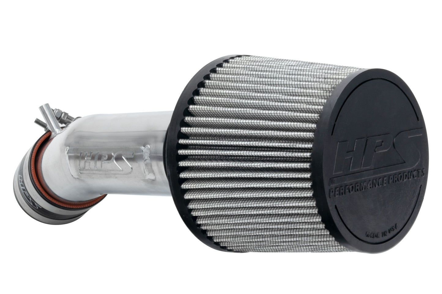HPS Performance Air Intake Kit, Polished, 827-275P