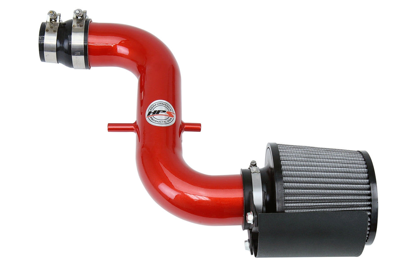 HPS Performance Air Intake Kit with Heat Shield Red 827-526R
