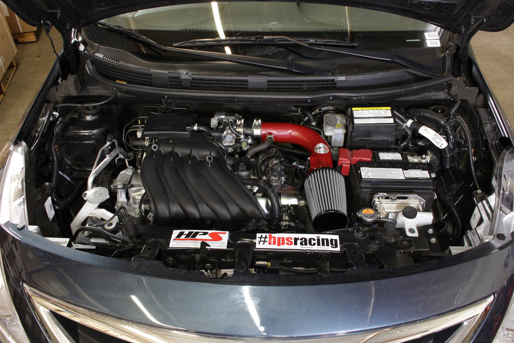 HPS Performance Air Intake Kit, Red, 827-532R